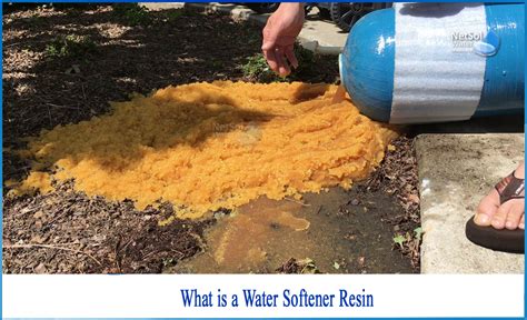 how to test your soft water resin|resins in water softener.